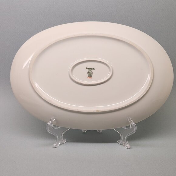 13" x 9" Hutschenreuther Platter - Pattern 8895 - Gold & Silver Sprigs - MCM - Picture 3 of 5